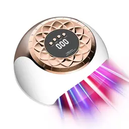 LOZLTX Nagelpilz Lasergerät - 21 Tage schnell, präziser Timer (3-10 Minuten), 57 Stück, für Fingernägel (Gold)