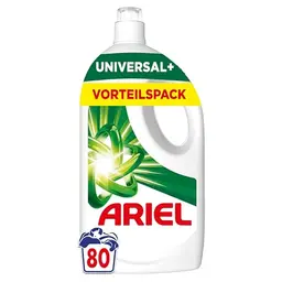 Ariel Flüssigwaschmittel 80 Waschladungen – Kraftvolle Fleckentfernung in 1 Waschgang
