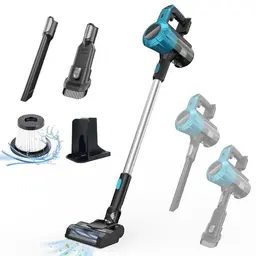Kabelloser Staubsauger für Bosch PBA 18V – 375W mit 6 Aufsätzen, ideal für Rasenpflege und Terrassenreinigung