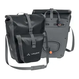 VAUDE Aqua Back Plus Fahrradtaschen für Gepäckträger - 2 wasserdichte Hinterradtaschen, 51 Liter Gesamtvolumen, Made in Germany
