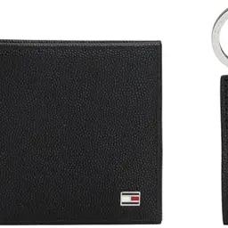 TOMMY HILFIGER Herren Schlüsselbund Geschenkpaket, Schwarz