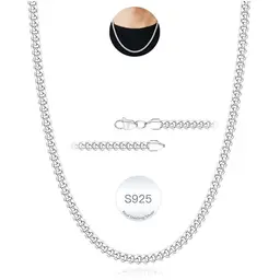 Rajputana Silberkette für Herren - 3mm Kubanische Kette, 24 Zoll, Robuster Schmuck