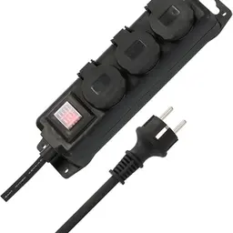 Brennenstuhl 3-Fach Steckdosenverteiler IP44 mit Schalter, 2m Kabel, outdoor geeignet