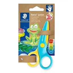 STAEDTLER Sicherheitsschere Noris junior, 10 cm, für Kleinkinder, abgerundete Ecken, Rechtshänder