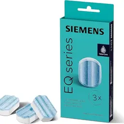 Siemens Entkalkungstabletten TZ80002A, 3 Stück – schützt Kaffee- und Einbauvollautomaten vor Kalk und Korrosion
