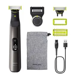 PHILIPS OneBlade Pro 360 - elektrischer Rasierer & Trimmer für Gesicht und Körper, mit Klingen und Aufsätzen
