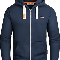 Grin&Bear Herren Kapuzenpullover Navy Größe L