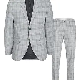 JACK & JONES Herren Anzug Jprfranco, Super Slim Fit, Griffin/Checks, Größe 50
