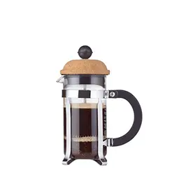 Bodum Chambord Kaffeebereiter 3 Tassen, Glas mit Kork, 0.35 L