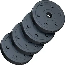 ScSPORTS® Hantelscheiben Set 2,5/5/10 kg - Fitness Gewichte für Hantel und Langhantel