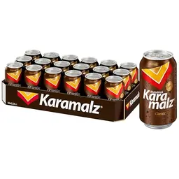 Karamalz Classic Malztrunk, alkoholfrei, vegan & laktosefrei (18 x 0,33 l Dose)