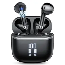HOIFA Bluetooth Kopfhörer Kabellos mit 40H Spielzeit und ENC Noise Cancelling, IPX7 wasserdicht, für Studium und Freizeit