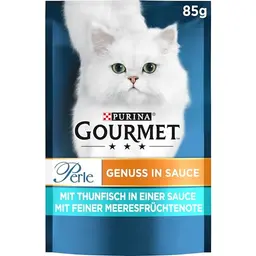 Gourmet Perle Katzenfutter in Sauce mit Thunfisch, 26 x 85 g