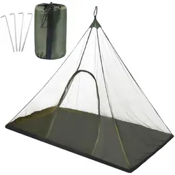 CAREDGO Camping Moskitonetz 220x120cm - Kompaktes Insektennetz für Outdoor-Aktivitäten mit Tragetasche