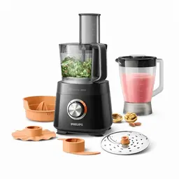 Philips Viva Collection Kompakte Küchenmaschine - 800W, 29 Funktionen, 1,5L Schüssel