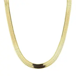 LIEBESKIND Sleek Chain Edelstahl in Gold, Extra Breit