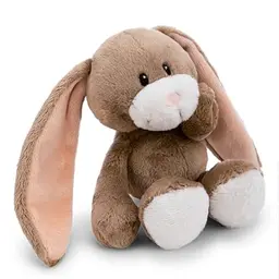 NICI Kuscheltier Hase Lopino, 20cm in Geschenkbox, braun, weiches Plüschstofftier für Babys & Kleinkinder