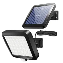 BENMA Solarlampen für Außen mit Bewegungsmelder - Superhelle, wasserdichte Garten Sicherheitsleuchte mit 5m Kabel