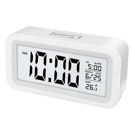LWMTT Digitaler Wecker mit LED Anzeige, Temperaturanzeige und einstellbarer Wecklautstärke für Schlafzimmer