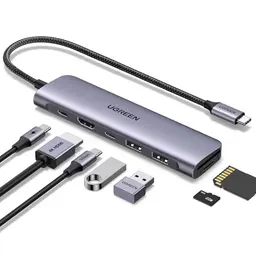 UGREEN USB C Hub HDMI 4K Multiport Adapter mit SD/TF Kartenleser