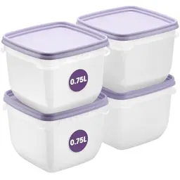 SmartStore Frischhaltedosen 0.75L 4er Set | Kühlschrank und Gefrierschrank | BPA-frei