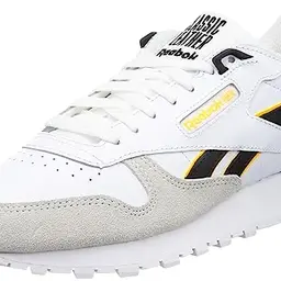 Reebok Klassische Leder Sneaker in Weiß und Schwarz, 37.5 EU