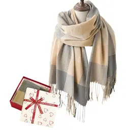 VGECEE Damen Winterschal 200 x 66 cm Elegante Stola Pashmina Schal Geschenk für Frauen