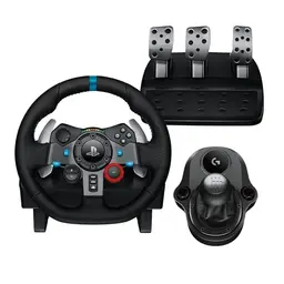 Logitech G G29 SE Rennlenkrad mit Pedalen und Schalthebel – für PS5, PS4 und PC, Mac – Schwarz