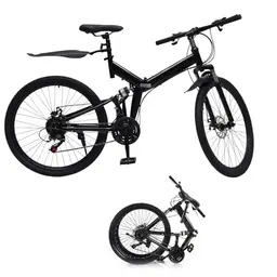 BJTDLLX 26 Zoll Faltrad 21-Gang Klapprad für Herren, Damen, Mädchen und Jungen