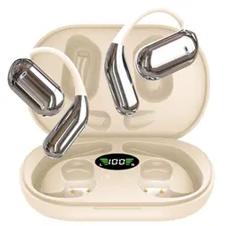 EUQQ Open Ear Bluetooth Kopfhörer, Kabellos, 50 Std HiFi, IP7 Wasserdicht, Khaki