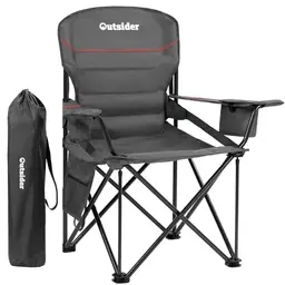 OUTSIDER Campingstuhl klappbar, gepolstert, 160 kg mit Kühltasche