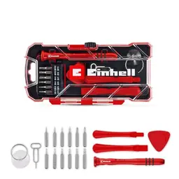 Einhell Smartphone-Reparaturset 18-tlg. - Schraubendreher, Öffnungswerkzeuge, Saugnapf, für Elektrogeräte