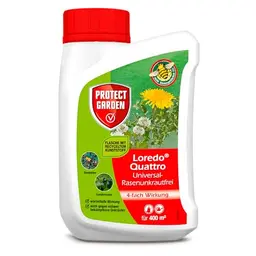 PROTECT GARDEN Loredo Quattro Rasen-Unkrautvernichter, 400 ml