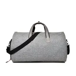 MEIJMJIA YMTECH Kleidertasche mit Schultergurt, Reise Duffel Bag für Männer und Frauen, mit Schuhfach (Grau)