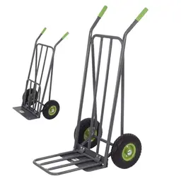 TRUTZHOLM Paketkarre mit 42 cm Ladefläche, 250 kg Traglast, klappbar und aus Stahl