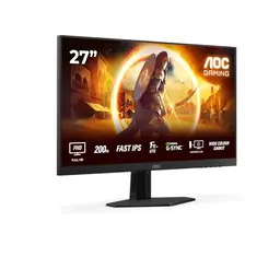 AOC Gaming 27G4HRE - 27 Zoll Full HD Gaming Monitor, 200 Hz, G-Sync, HDR10, schwarz-rot