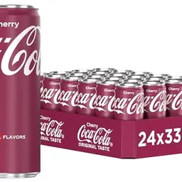 Coca-Cola Cherry - Erfrischungsgetränk mit Kirsch-Geschmack - 24 x 330 ml Dosen