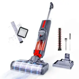 Atvel F16 PRO kabelloser 3-in-1 Bodenreiniger mit Selbstreinigung und LED-Anzeige für Teppiche und Fliesen