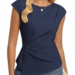 GRACE KARIN Damen Wickelbluse für Business und Alltag