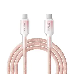 60W USB-C auf USB-C Ladekabel 1m – Schnellladen für iPhone, iPad, MacBook & Galaxy S25 (Pink)