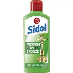 SIDOL Messing Kupfer Bronze 250ml - Politur für Beschläge, Musikinstrumente, Armaturen und Antiquitäten