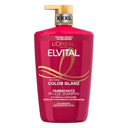 L'Oréal Paris Elvital XXL Farbschutz Shampoo, 1000 ml – Für coloriertes Haar mit Pfingstrosen-Extrakt