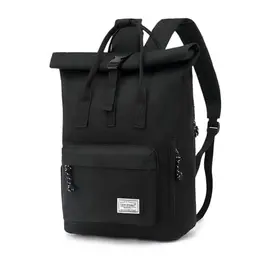 TANTOMI Rolltop Laptop Rucksack 15,6 Zoll, wasserdicht für Schule, Freizeit und Reisen