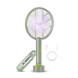 Aspectek 3000V Electric Fly Swatter – Portable Bug Zapper Racket with USB Charging