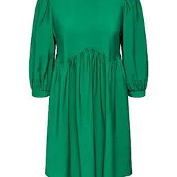 ONLY Women's ONLALESSANDRA Peplum Dress, Lush Meadow, M (4er Pack)