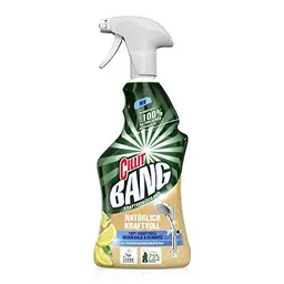 Cillit Bang Natürlicher Kraftreiniger Bad – Effektiv gegen Kalk & Schmutz – 750 ml
