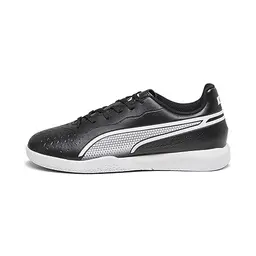 PUMA Kinder Fußballschuhe King Match IT JR, Schwarz/Weiß, Größe 28 EU