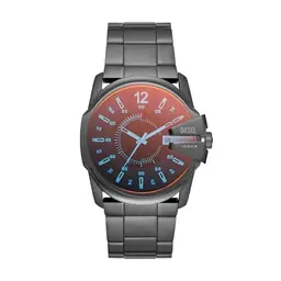 Diesel Herrenuhr Master Chief, 43mm Gunmetal Edelstahlgehäuse mit Armband