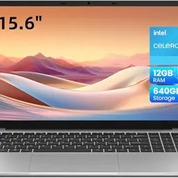 jumper Laptop 15,6 Zoll FHD, 12 GB RAM, 128 GB eMMC + 512 GB SSD, Prozessor 5305U