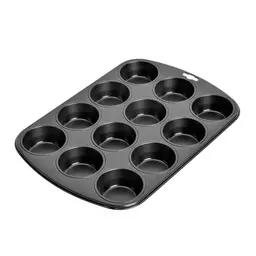ORIGINAL KAISER Muffin-Backform, schwarz, 38 x 27 x 3 cm